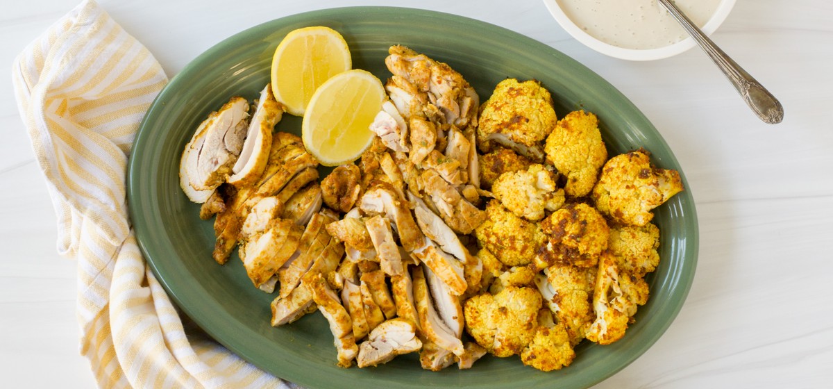 Family Favorite: Dairy-Free Sheet Pan Chicken Shawarma Dinner